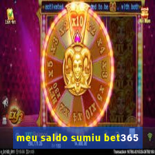 meu saldo sumiu bet365